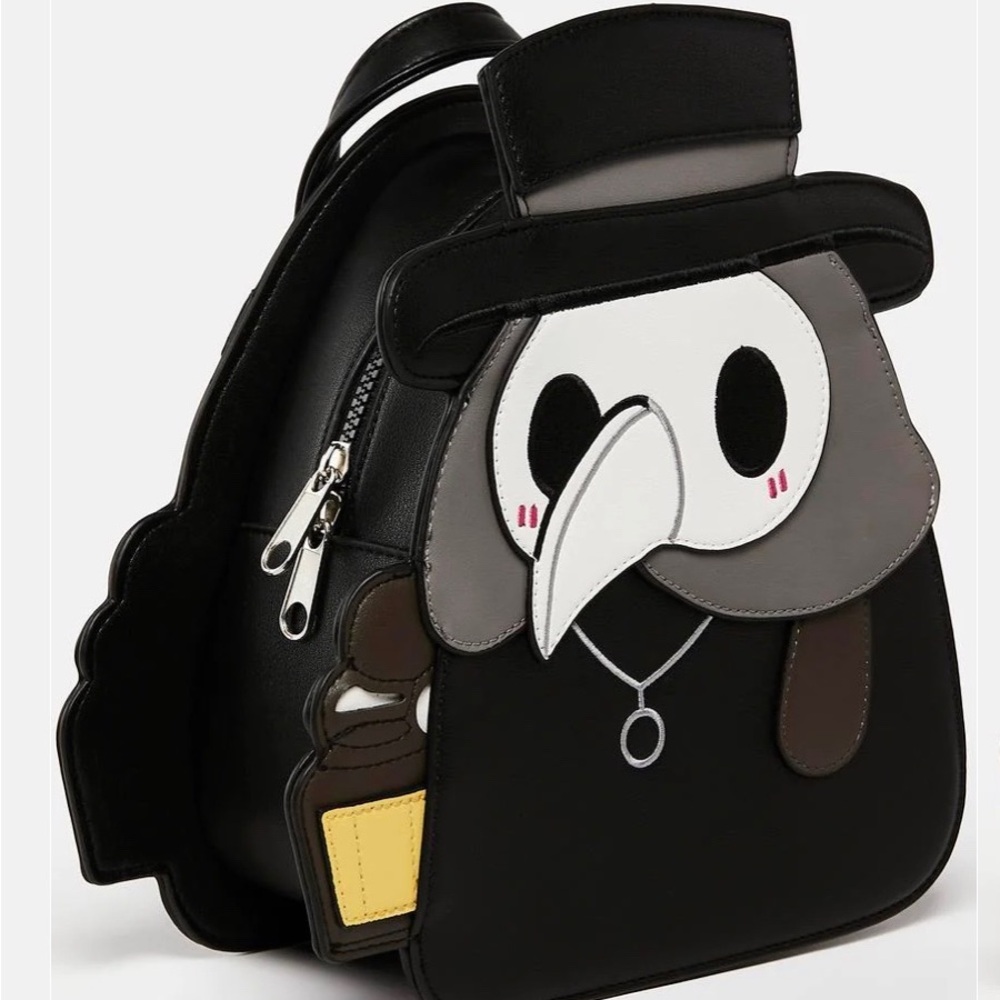 Black Plague Doctor Backpack by Squishable